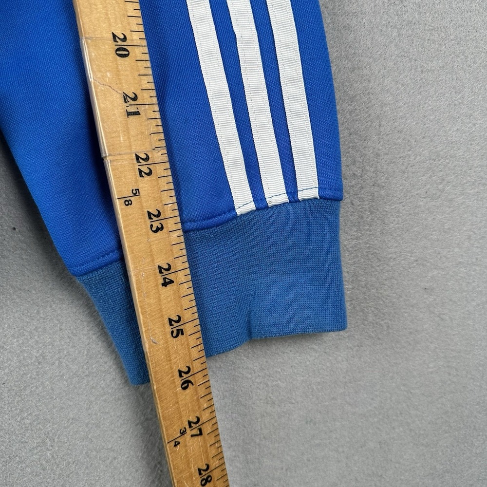 Vintage Y2K Adidas Italy Full Zip Jacket XL World Cup Warm Up Soccer Italia - Picture 11 of 16